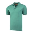 thumbnail image 2 of Marquis Men's Solid Jersey Polo Extra-Large Emerald, 2 of 4