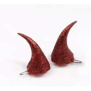 Fun World Clip-On Devil Horns Halloween Costume Accessories, (2 Pieces)