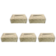 thumbnail image 2 of Caja Pañuelos Coche Universal Estuche Cuero para Papel Higiénico Soporte (Beige), 2 of 7