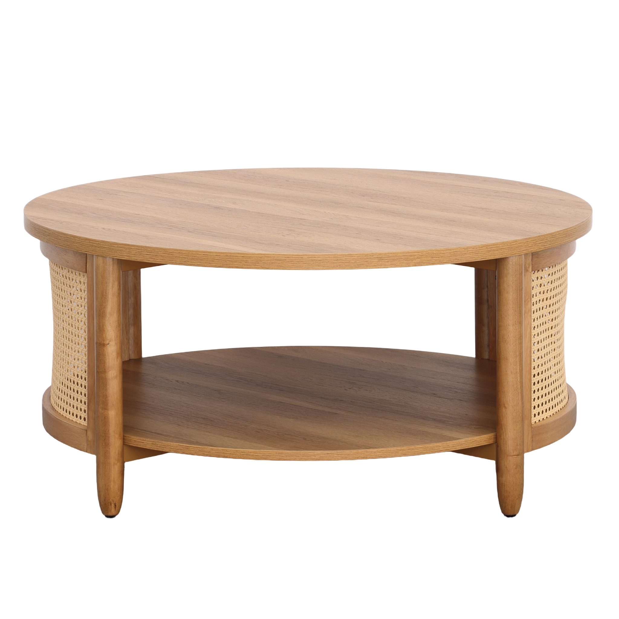 Better Homes & Gardens Springwood Caning Coffee Table, Light Honey Finish - image 3 of 9
