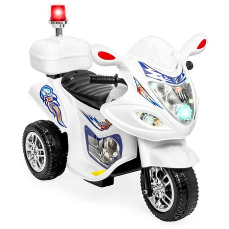 Best Choice Products Kids 6V Electric Ride-On 3-Wheel Police Motorcycle, (Best Roads To Ride Motorcycle In Colorado)
