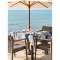 thumbnail image 2 of Outdoor Tablecloth with Umbrella Hole & Zipper, Navy Blue Sea Turtle Coastal Square Tablecloth 54x54 Inch, Beach Black Coral Nautical Rustic Patio Table Cover Waterproof Table Cloth for Picnic/Party, 2 of 7