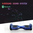 thumbnail image 4 of EVERCROSS Hoverboard for Adults with Seat Attachment, 6.5 In., Self Balancing Scooter with Bluetooth Speaker and LED Lights, Suit for Adults and Kids, 4 of 6