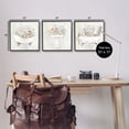 thumbnail image 4 of Stupell Industries Soft Floral Bathroom Scenes Botanical & Floral Painting Black Framed Art Print Wall Art, 17 x 17, Set of 3, 4 of 10