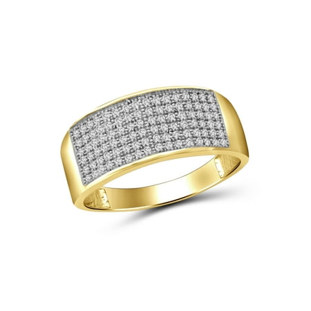 1/2 Carat T.W. White Diamond 10k Yellow Gold Men's Ring