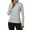 Gray, variant on Sentmoon Womens Golf Shirt Cooling Sun Shirt Solid Color Crew Neck Soft Regular Fit UPF 50 Long Sleeve Women Holiday for Swimming and Surfing S