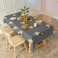 thumbnail image 3 of Cute Pug Puppies Rectangle Tablecloth 60"x120",Waterproof Polyester Rectangle Table Cloth, Wipeable Spillproof Polyester Tablecloth for Dining, Camping, Indoor and Outdoor, 3 of 6