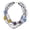 blue, variant on Multi Color 5 Layers Wood Beads Strand Statement Necklace for Women Chunky Collar (N0019_Teal)