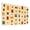 Color 1, variant on 8 Pack Art Acoustic Panels Sound Absorbing Abstract Geometric Art Colorful Diamonds Retro Star Accents Decorative Soundproof Wall Panels Self Adhesive for Nursery Game Room Bedroom 48"x32"