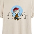 thumbnail image 3 of Peanuts - Rerun Winter - Juniors Ideal Flowy Muscle T-Shirt, 3 of 6