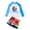 Z12 Blue, variant on Boys Swimsuit Sets Long Sleeve Cartoon Prints Swimwear Two Piece Beach Wear Sunscreen