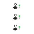 thumbnail image 2 of Redempat Hanging Planters For Indoor Plants Easy To Convenient Storage Ceiling Hooks For Hanging Plants Plant Hooks For Ceiling Black 3Set, 2 of 6