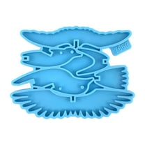 Miyuadkai Silicone Mold on Sale Clearance Resin Shiny Silicone Mold Pendant Diy Silicone Mold Mirror Epoxy Crystal Epoxy Mold for Blue