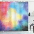 thumbnail image 1 of Ambesonne Colorful Shower Curtain, Watercolor Star Galaxy, 69"Wx84"L, Multicolor, 1 of 3