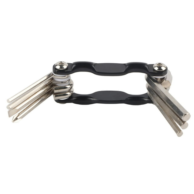 Outil de Réparation de Vélo Multifonction 7 en 1, Excellent Outil de Réparation de Vélo 7 en 1 Portable en Acier Allié Plus Robuste pour Effectuer l'Entretien Noir,Rouge,Bleu