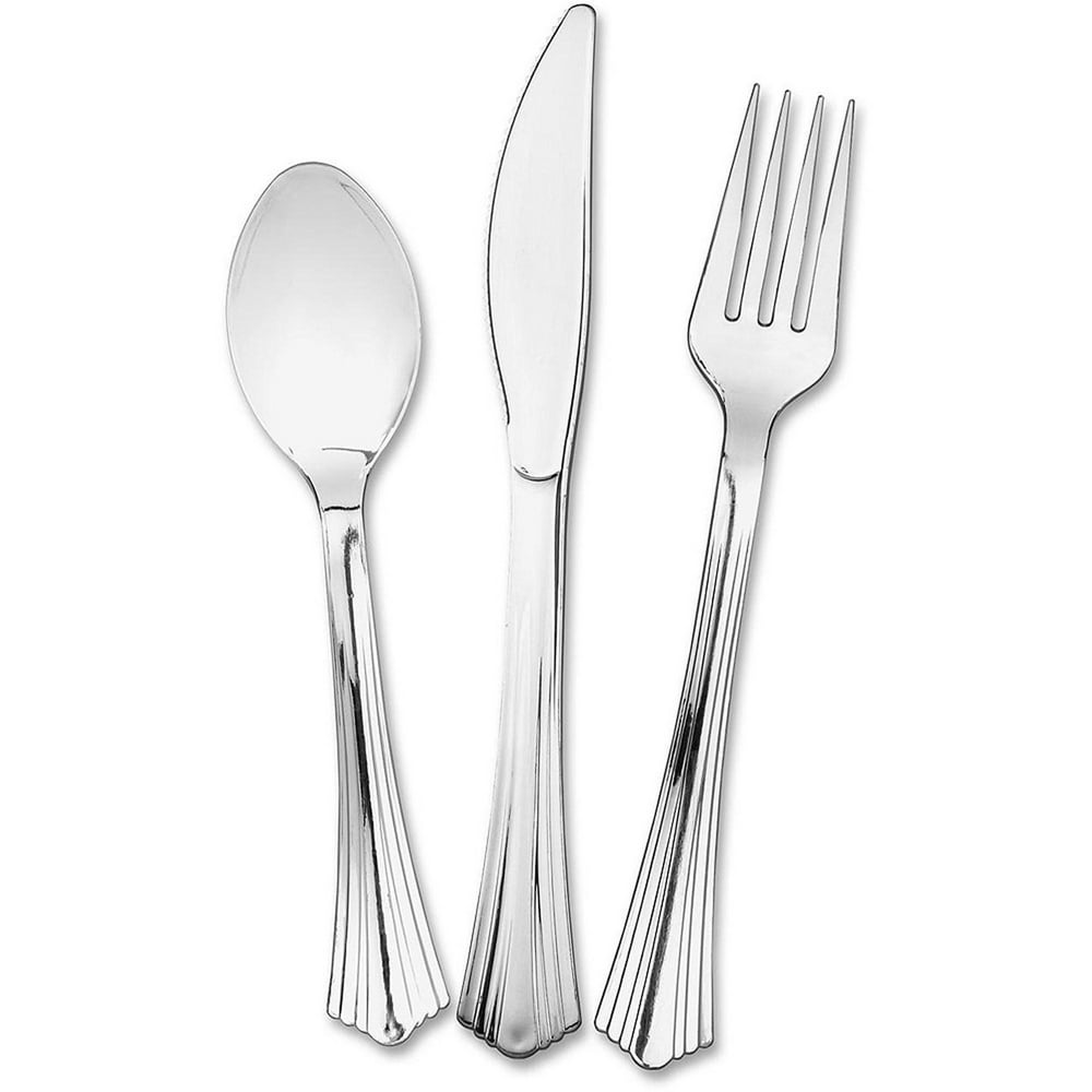 WNA Reflections Select Plastic Cutlery Set, 40 Sets, 120 Ct Walmart