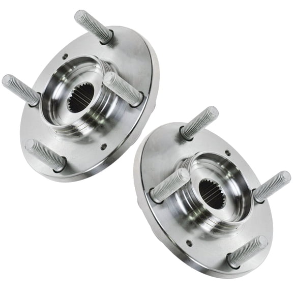 TRQ Wheel Hub FRONT PAIR For 04-09 Kia Spectra 5 Spectra BHA52988