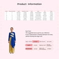 thumbnail image 6 of iixpin Kids Girls Metallic Long Sleeve Liturgical Lyrical Praise Dance Wide Leg Jumpsuit Worship Gown Robe White 16, 6 of 6