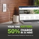 thumbnail image 3 of Leviton T5634-W 60W (20V a 2.5A+ 5V a 2A) Cargador USB de Doble Tipo A/Tipo-C para Entrega de energí, 3 of 16