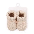 thumbnail image 5 of OOOUM Baby Booties Newborn Cozy Knit First Walkers Button Closure Soft Sole Infant Shoes,CN:One Size, 5 of 8