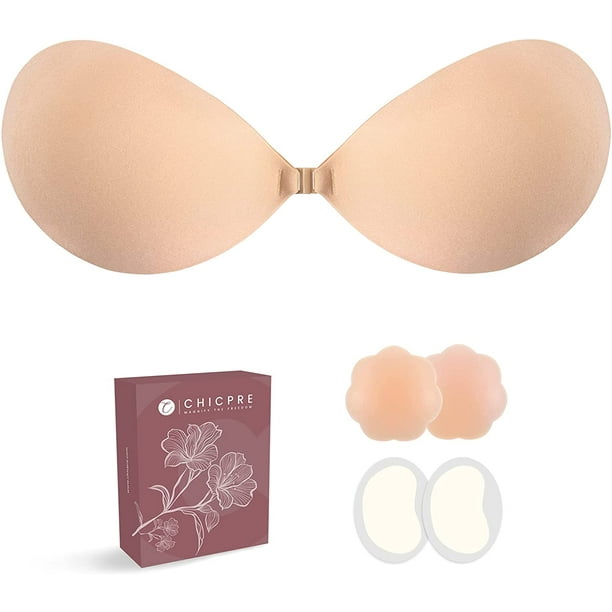 Nipple Cover Lace Invisible Bra Reusable Self-Adhesive Silicone Comfy  Underwear