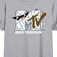 thumbnail image 3 of MTV - Snowman  - Women's Oversized T-Shirt, 3 of 5
