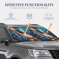 thumbnail image 5 of Yiaed Colorful Planet Universe Print Car Front Windshield Sun Shade,Foldable Anti-UV Car Sunshade for Front Window for Most Vehicles-Small, 5 of 5