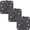 Oil-Rubbed Bronze, variant on Stone Harbor Hardware 4" Ball-Bearing Door Hinges, 5/8" Radius Corner, Antique Nickel, 2-Pack