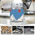thumbnail image 6 of Yayeee Ashtray with Lid for Cigarette Smokeless Stainless Steel Home Ash Holder, Snow Mountain, 6 of 7