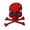 Red and black, variant on Skull Metal Emblems Badges Realistic 3D Effect Skull & Bone Decorative Stickers Upgrades for Car & Bikes