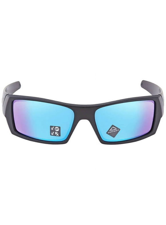 Oakley sunglasses OO9014 Gascan (50) matte black with prizm sapphr irid polar lenses, 60mm