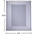 thumbnail image 4 of Outdoor Rugs 8‘x10’ Waterproof for Patios Clearance,Plastic Straw Mats for Backyard,Porch,Deck,Balcony,Reversible,Diamond, 4 of 7