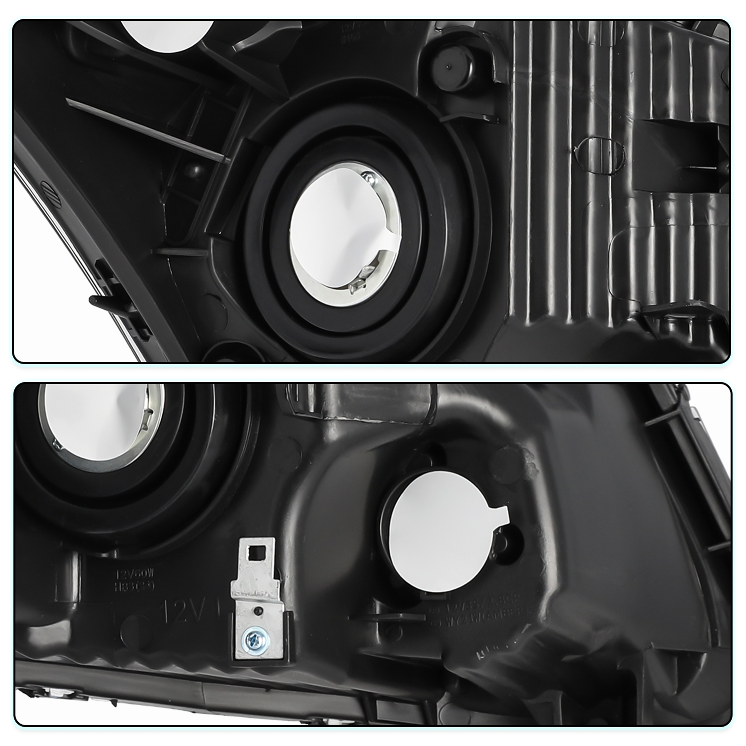 For 2008 2009 2011 2012 Honda Accord Sedan Facrory Style Headlights Pair
