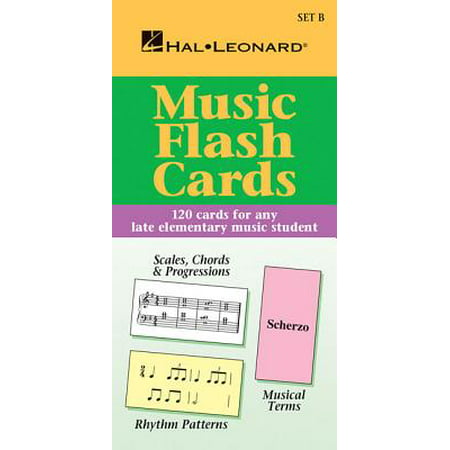 Music Flash Cards - Set B : Hal Leonard Student Piano (Best Linux Music Library Manager)