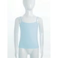 thumbnail image 3 of Haitryli Kids Girls Camisole Vest Spaghetti Straps Dance Tank Tops Workout Training Vest Undershirts Blue 6-8, 3 of 7