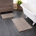 thumbnail image 1 of 100% Microfiber Drylon Non Slip Bath Rug - Latex Backing - Ultra Absorbent - Quick Dry - Soft - Durable - Hotel Spa Bathroom Collection - 17 x 24 , 21 x 34 - Linen, 1 of 7