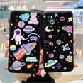thumbnail image 2 of OPPO A17 A77 A57 A16 A54 A93 A53 A72 A15 A31 A5 A9 2020 A12 Reno 5 6 Lite 7 5G Realme GT C35 8i 7 8 Pro C21Y C21 C15 C11 Realme Narzo 50 Astronauta Basado En El Espacio Anti-Caída Caso Del Teléfono, 2 of 4