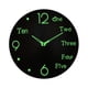 thumbnail image 2 of Reloj de pared luminoso, reloj de pared creativo de madera, reloj analógico silencioso, luces nocturnas para comedor, sala de estar, cocina, Macarena Reloj de pared, 2 of 7