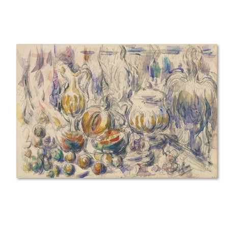 Trademark Fine Art 'Pot And Soup Tureen' Canvas Art by Cezanne