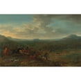 thumbnail image 3 of John Wootton 18x13 Black Modern Framed Museum Art Print Titled - A Fox Hunt (ca. 1735), 3 of 5