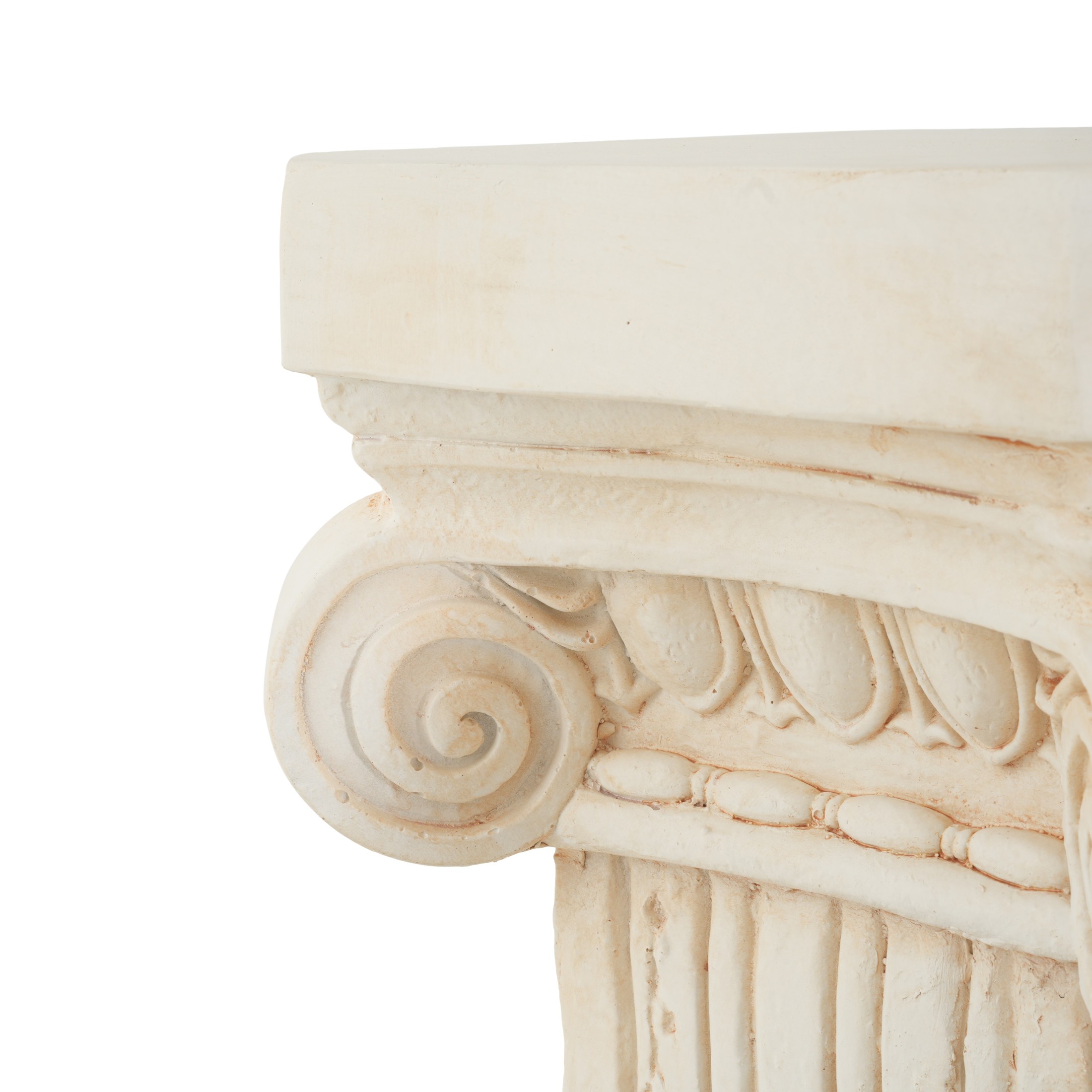 Christopher Knight Home 39" MGO Roman Column Stand, Decorative Plants & Flowers Pedestal, Antique White