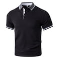 thumbnail image 3 of Aofany Mens Short Sets 2 Piece Outfits Fashion Summer Tracksuits Casual Lapel Short Sleeve Shirt and Shorts Set, 3 of 8