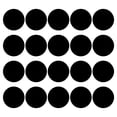 thumbnail image 1 of Unique Bargains 3.5' Round Floor Sticker Classroom Spot Marker Adhesive Waterproof Vinyl Line Up Sign Black 20 Pack, 1 of 7