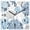 Navy Blue Grey, variant on Sage Green Grey Coastal Wooden Wall Clock Silent Non Ticking, Summer Beach Coral Shell Ocean Square Wall Clocks Battery Operated, Decor Clock for Home Office, Living Room, Kitchen, 12 Inch