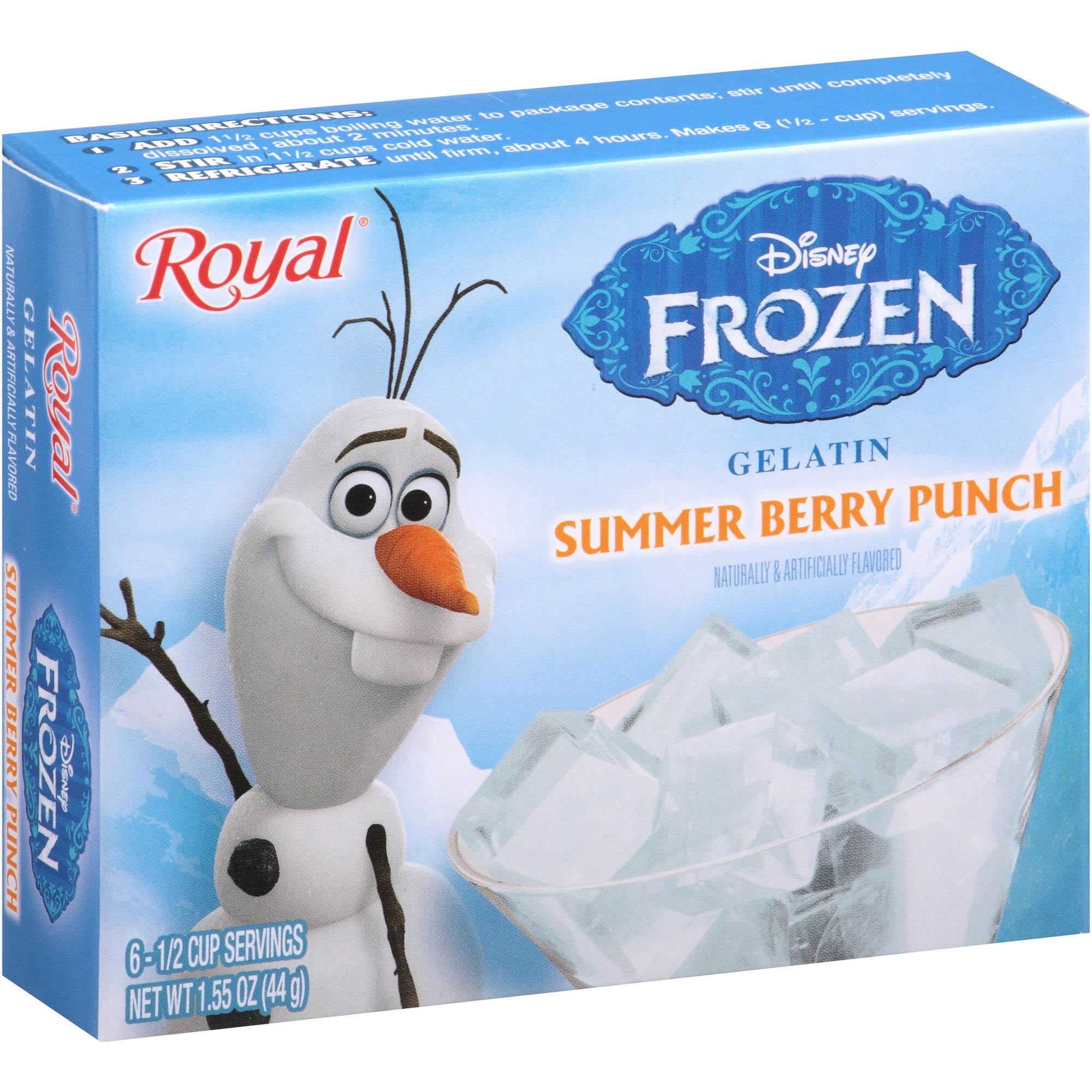 Royal Disney Frozen Summer Berry Punch Gelatin, 1.55 oz