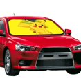 thumbnail image 2 of Windshield Sun Shade Foldable Car Front Window Sunshade For Car Suv Trucks Vans - Best Heat Shield Blocker Visor Cover Blocks Uv Rays And Keeps Your Vehicle Cool-Medium, 2 of 5