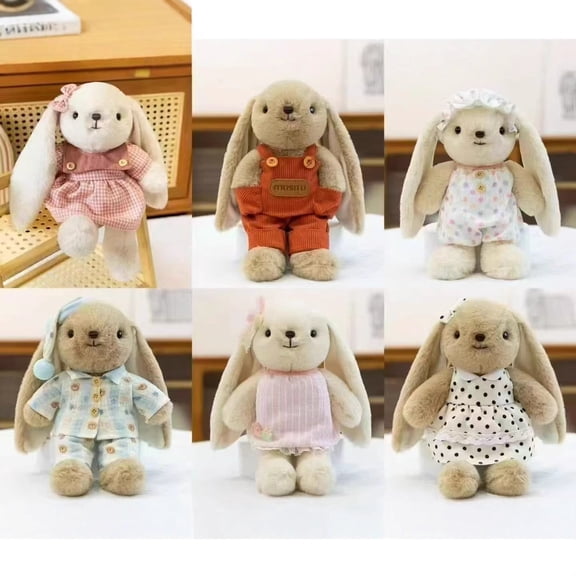 Bunny Stuffed Animal - 10.62 Inch Soft Bunny Plush, Cuddly Easter Gifts Birthday Gifts Anniversary Gifts