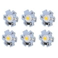 thumbnail image 4 of Light Source Chip, LED Lamp Bead High Power 0.5W 5V 25Pcs Easy To Install With Aluminum Plate For DIY Lighting Fixtures For Flashlights Warm White Light: 3000-3200K, 4 of 8