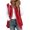 Red, variant on Baqcunre Winter Coats For Women Women'S Solid Color Fashion Casual Zipper Pocket Drawstring Plush Sleeveless Coat Jackets For Women Womens Fall Fashion 2023 Army Green L