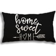 thumbnail image 2 of Lumbar Pillow Covers 12x20 Set of 4, Modern Sofa Throw Pillow Cover, Decorative Outdoor Linen Fabric Pillow Case for Couch Bed Car (Black, 12x20,Set of 4), 2 of 5